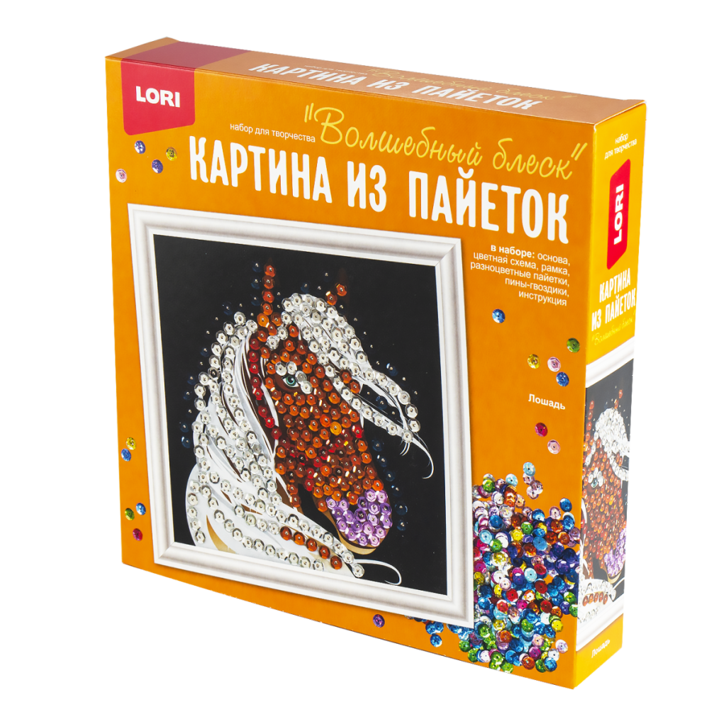 Ап-052 Картина из пайеток 20*20 см 